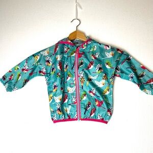 Hatley Windbreaker Tropical Birds Jacket Lightweight
